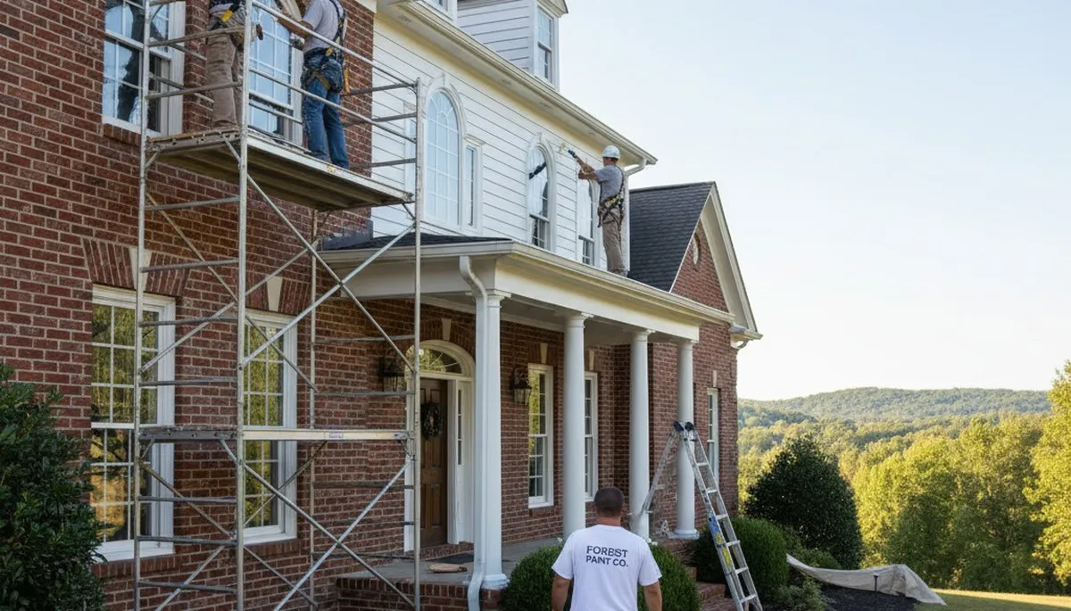 Painting services in Lynchburg, VA for residential and commercial interior and exterior projects