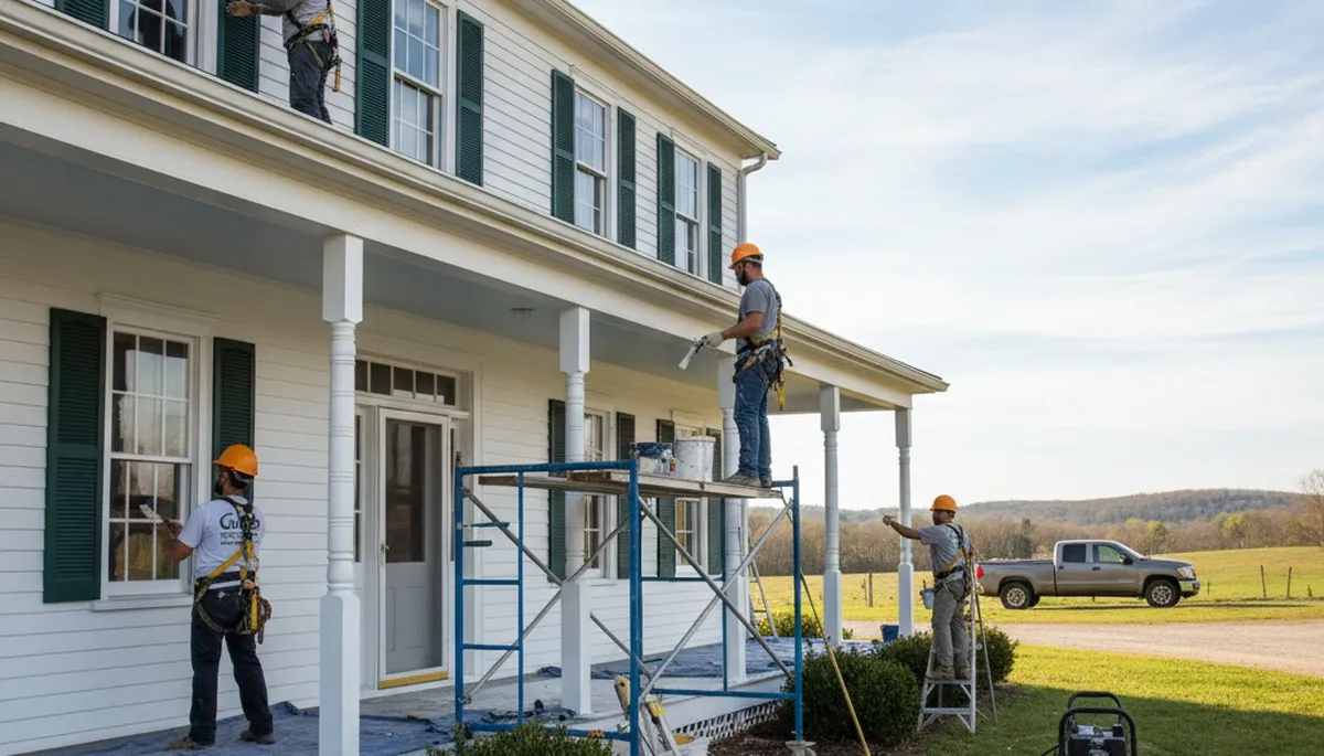 Professional painters serving Lynchburg, VA for residential and commercial painting services
