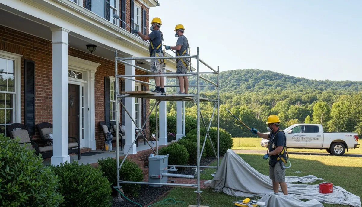 Professional painting service in Lynchburg, VA for interior and exterior home painting projects