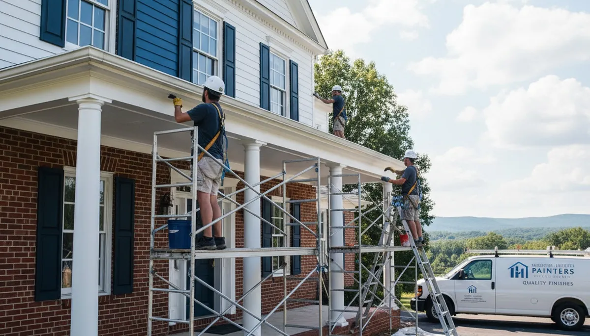 Painting contractors in Lynchburg, VA providing professional interior and exterior painting services